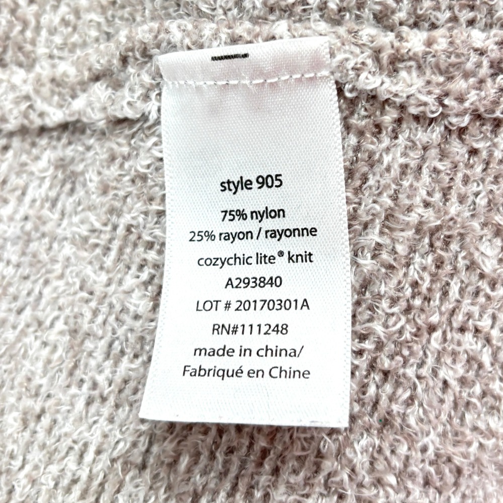 Barefoot Dreams CozyChic Lite Hooded Open Cardigan Soft Knit Pockets Size 1X - Picture 4 of 14